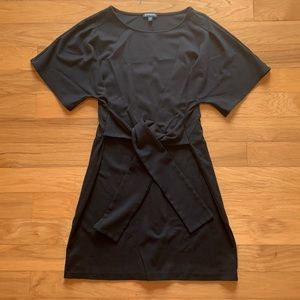Express black tie waist dress